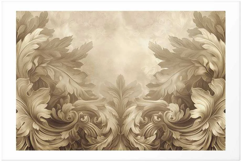 Artgeist Plakatas - Carved Ornaments in Sepia Shades