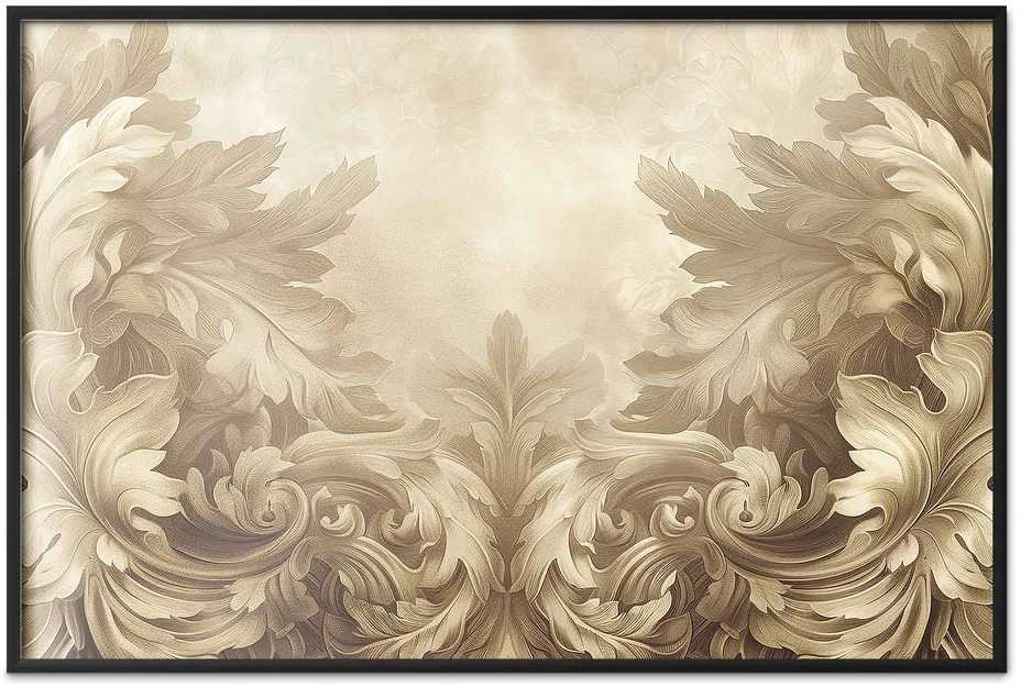 Artgeist Plakatas - Carved Ornaments in Sepia Shades