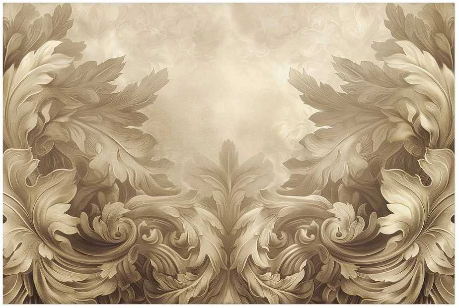 Artgeist Plakatas - Carved Ornaments in Sepia Shades