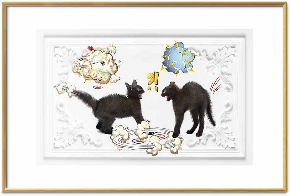 Artgeist Plakatas - Cat Fight