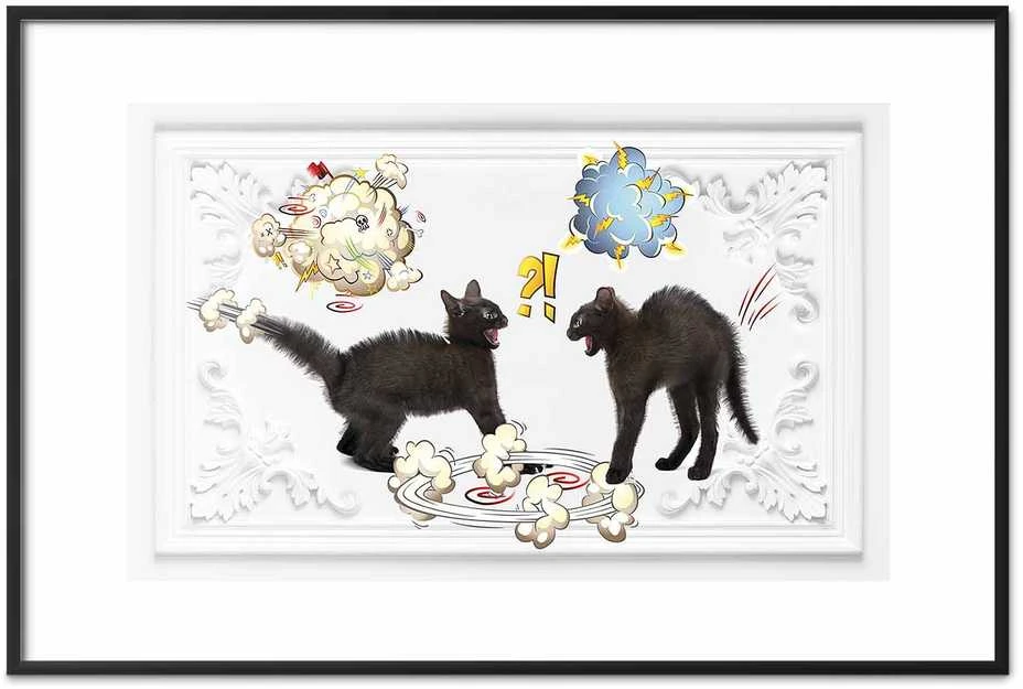 Artgeist Plakatas - Cat Fight