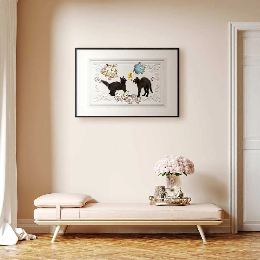 Artgeist Plakatas - Cat Fight