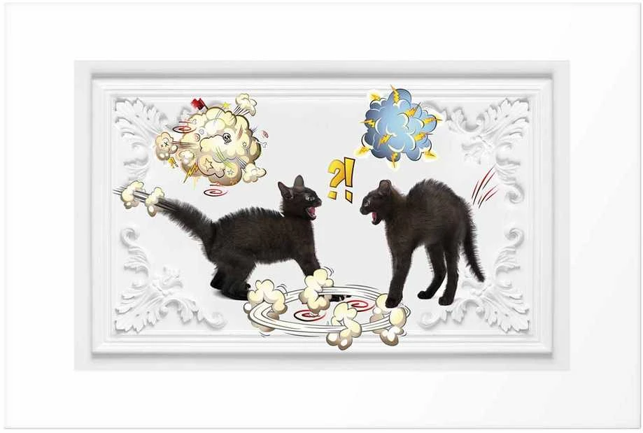 Artgeist Plakatas - Cat Fight