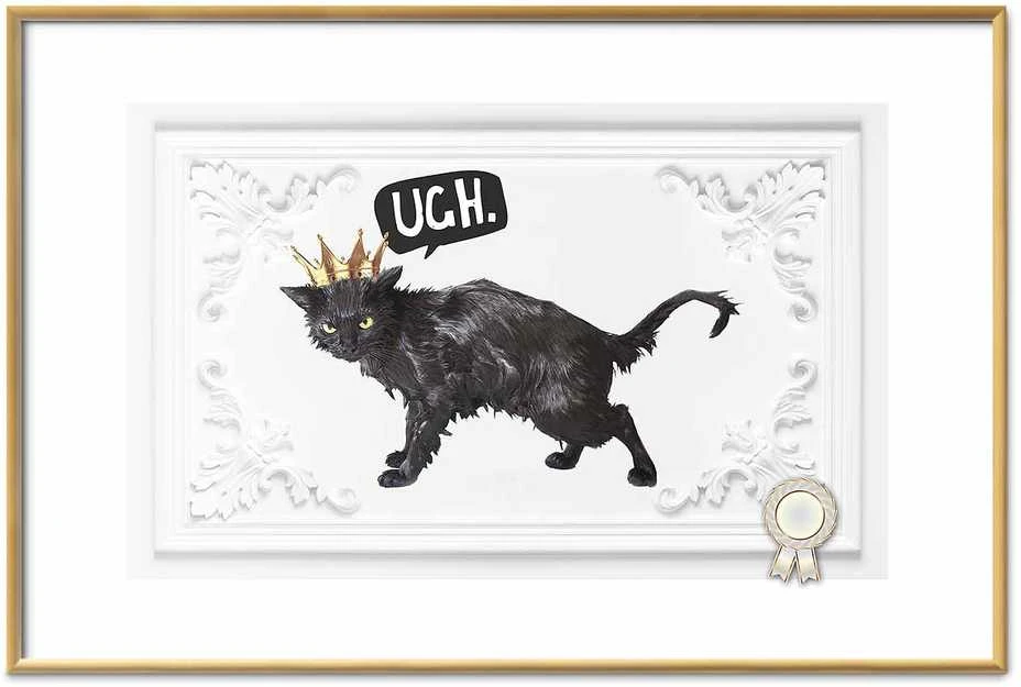 Artgeist Plakatas - Cat with a Crown