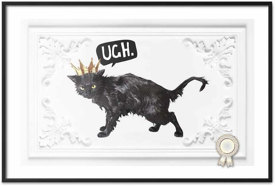 Artgeist Plakatas - Cat with a Crown