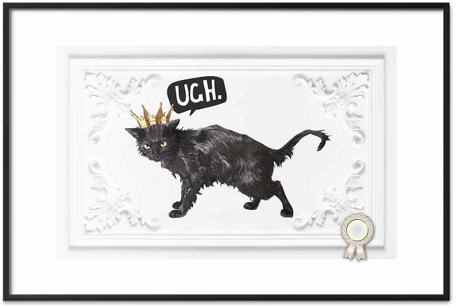 Artgeist Plakatas - Cat with a Crown