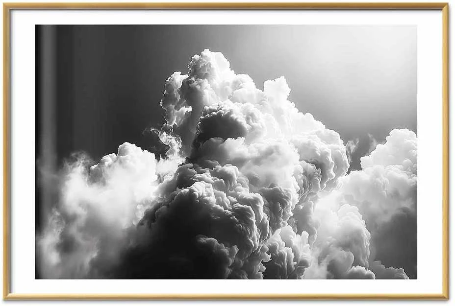 Artgeist Plakatas - Clouds Like Dreams: Let the Sun Brighten Your Day – A Visual Feast