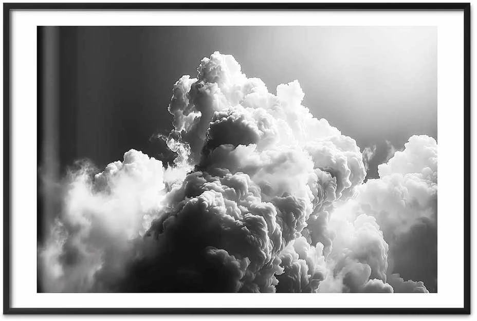 Artgeist Plakatas - Clouds Like Dreams: Let the Sun Brighten Your Day – A Visual Feast