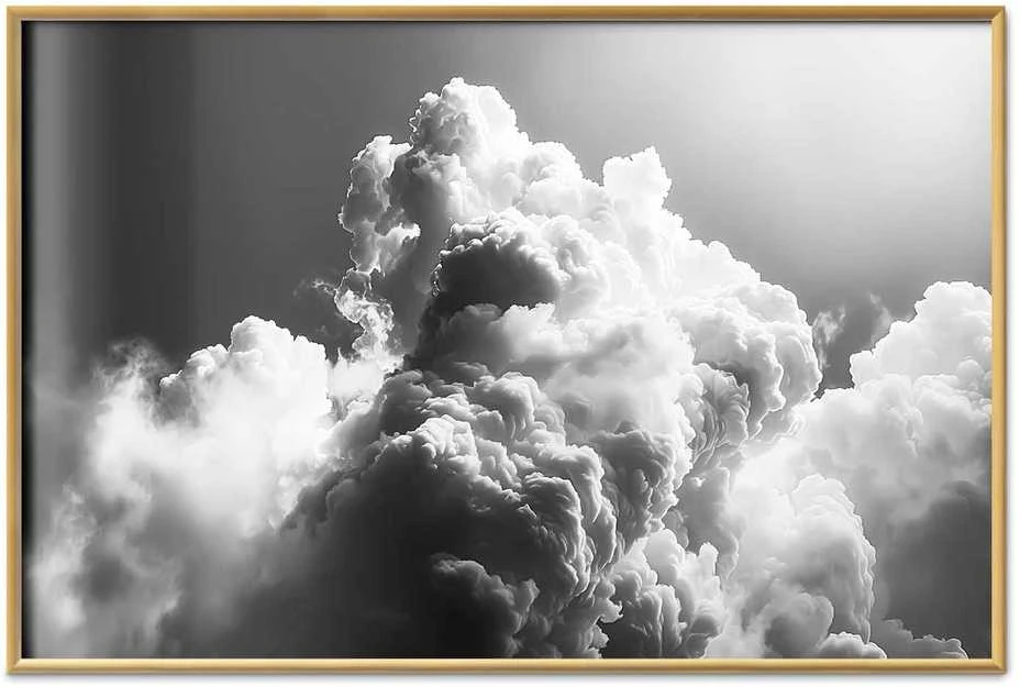 Artgeist Plakatas - Clouds Like Dreams: Let the Sun Brighten Your Day – A Visual Feast