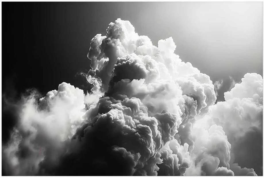 Artgeist Plakatas - Clouds Like Dreams: Let the Sun Brighten Your Day – A Visual Feast