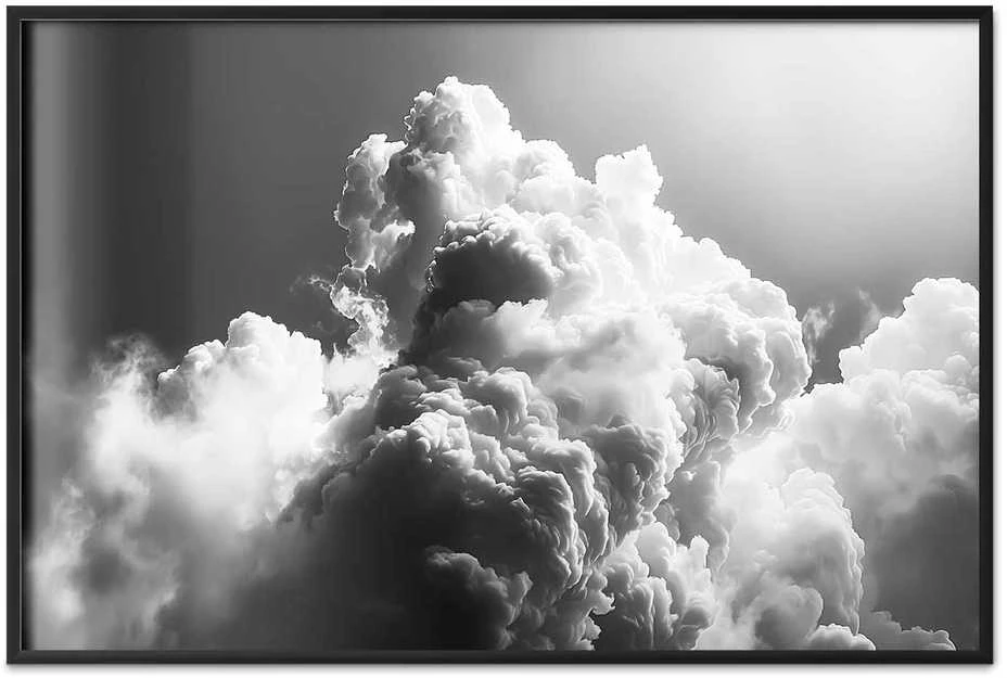 Artgeist Plakatas - Clouds Like Dreams: Let the Sun Brighten Your Day – A Visual Feast