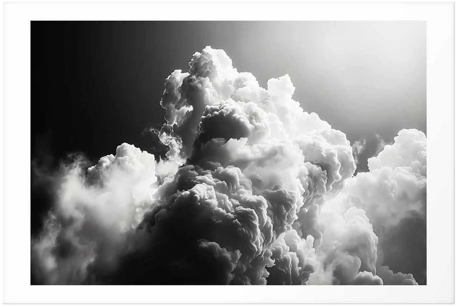 Artgeist Plakatas - Clouds Like Dreams: Let the Sun Brighten Your Day – A Visual Feast