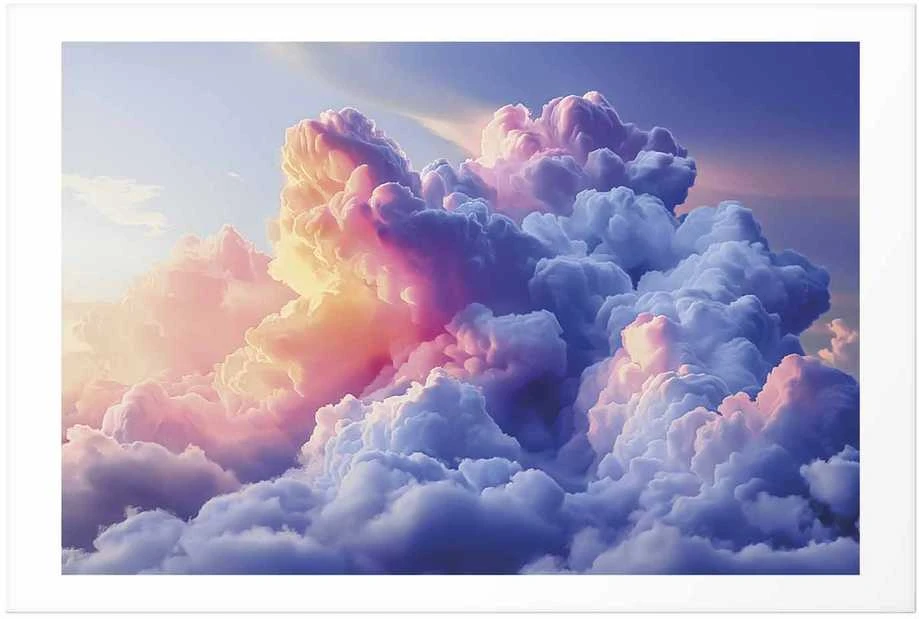 Artgeist Plakatas - Clouds Like Painted: Artistic Dawn Brushes Painting the Sky