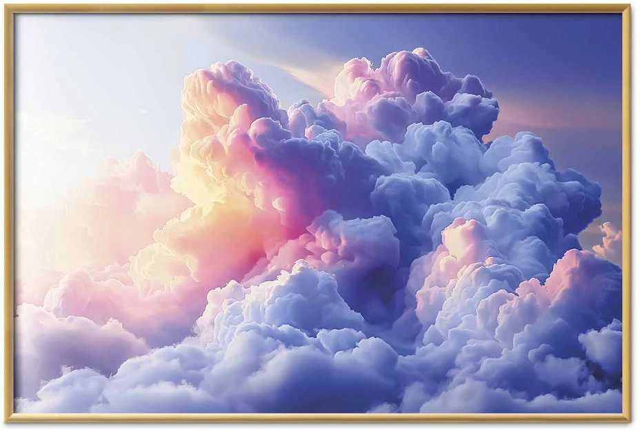 Artgeist Plakatas - Clouds Like Painted: Artistic Dawn Brushes Painting the Sky