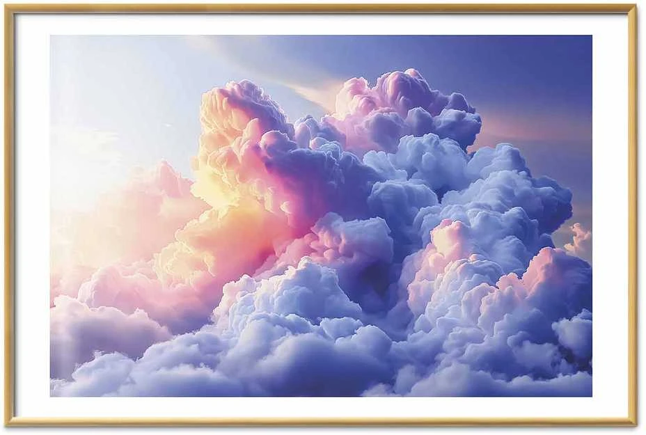 Artgeist Plakatas - Clouds Like Painted: Artistic Dawn Brushes Painting the Sky