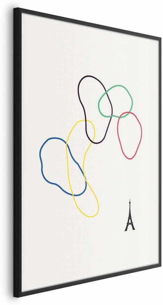Artgeist Plakatas - Colorful Circles - digital graphic - minimalism