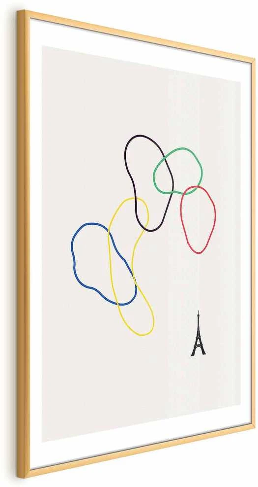 Artgeist Plakatas - Colorful Circles - digital graphic - minimalism