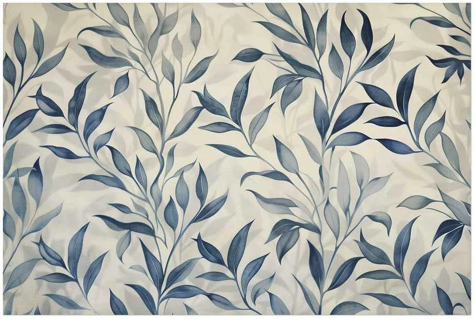 Artgeist Plakatas - Delicate Botanical Motif with Mėlyna Leaves