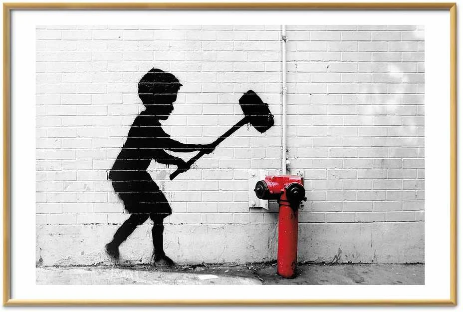 Artgeist Plakatas - Destroy the Fire Hydrant