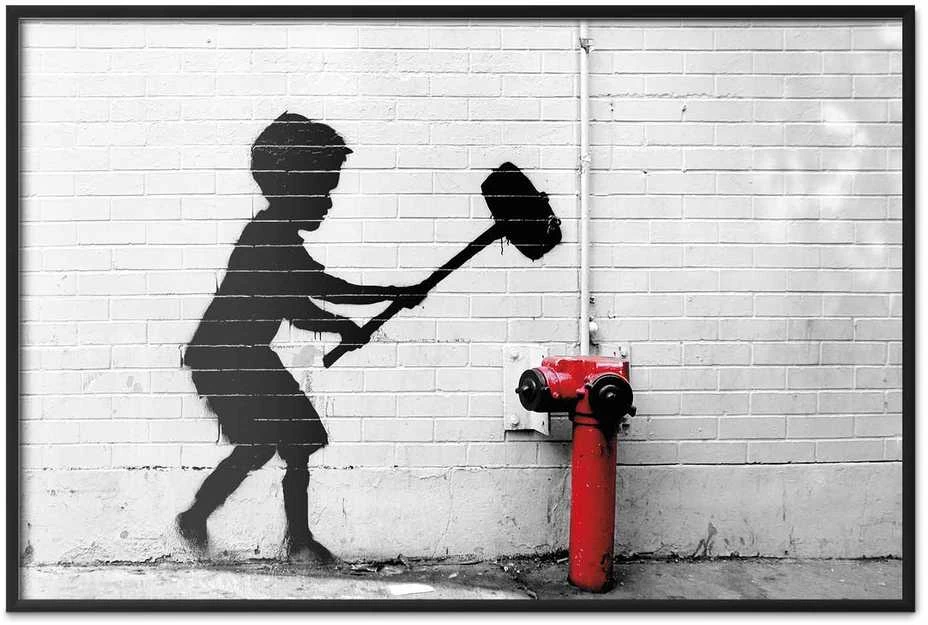 Artgeist Plakatas - Destroy the Fire Hydrant