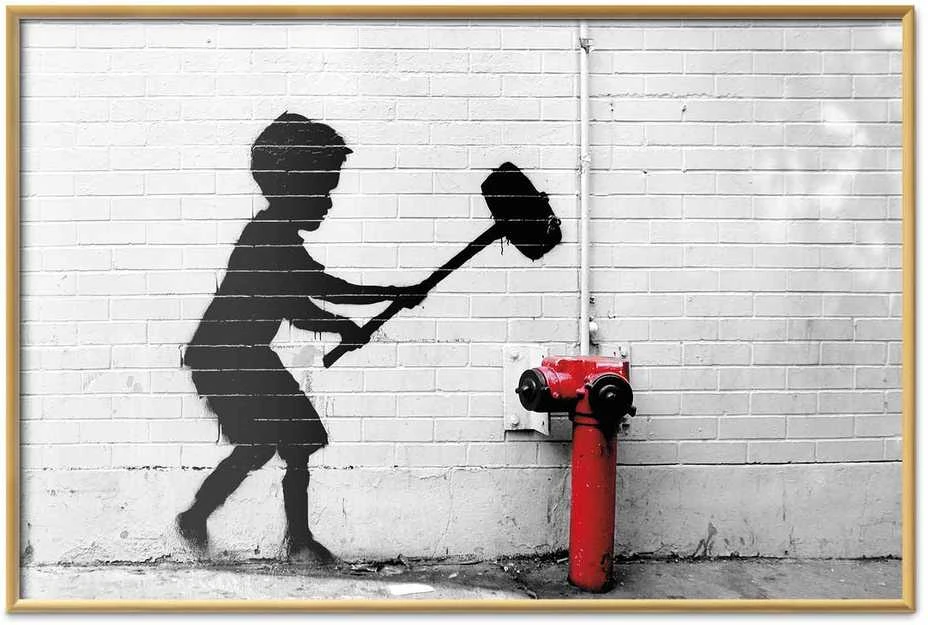 Artgeist Plakatas - Destroy the Fire Hydrant