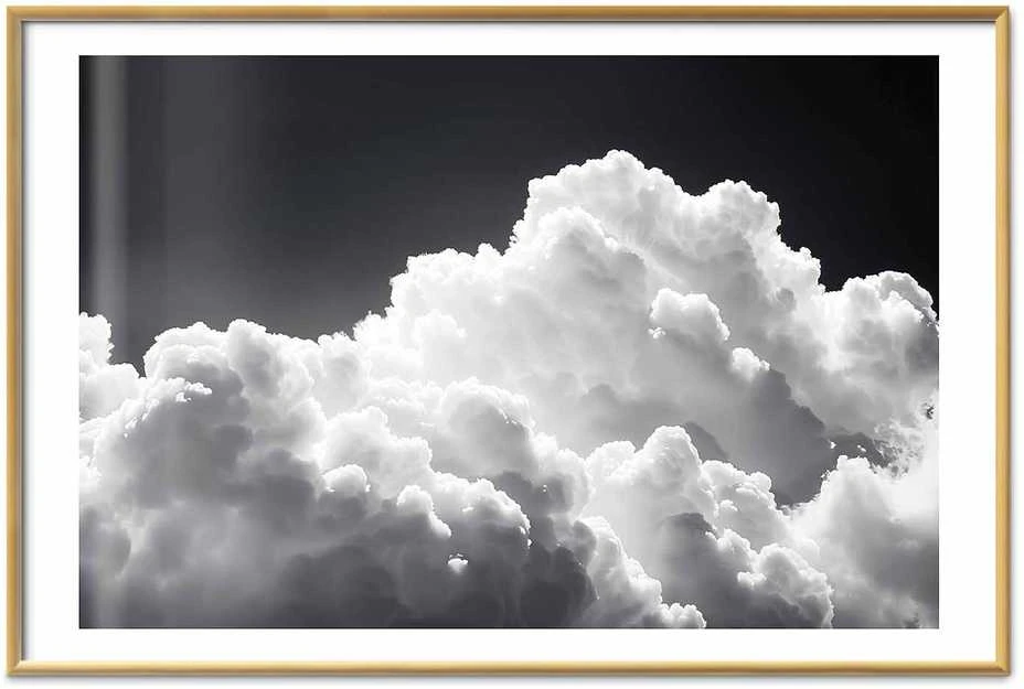 Artgeist Plakatas - Discover the Infinite Play of Sunlight – Clouds and Shadows in the Sky