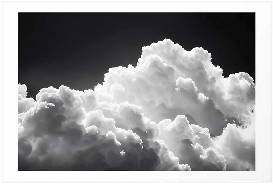 Artgeist Plakatas - Discover the Infinite Play of Sunlight – Clouds and Shadows in the Sky