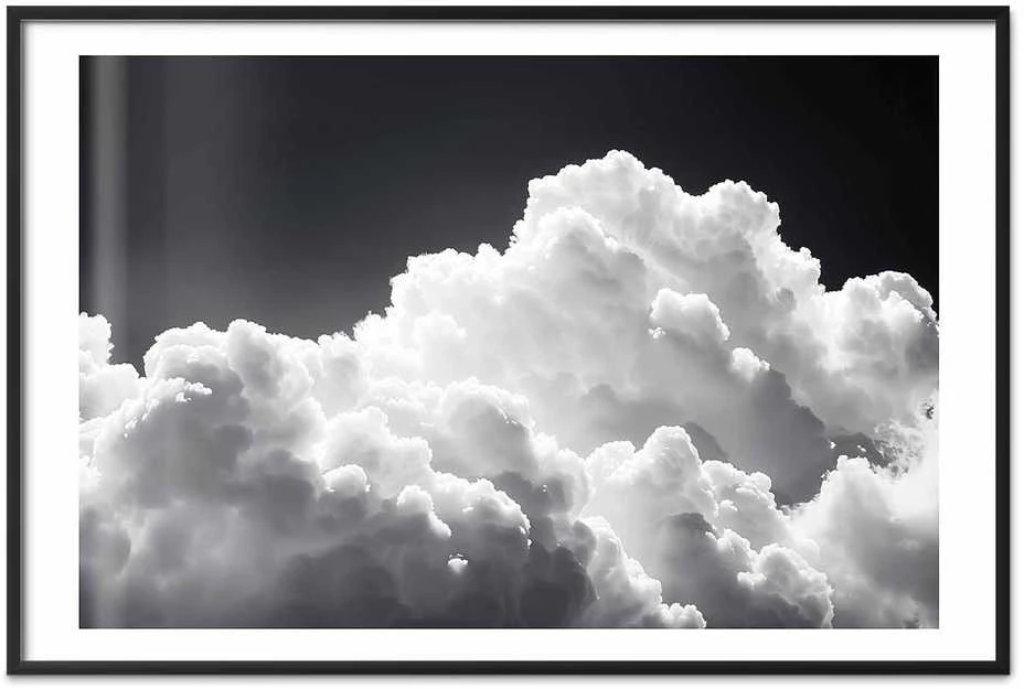 Artgeist Plakatas - Discover the Infinite Play of Sunlight – Clouds and Shadows in the Sky