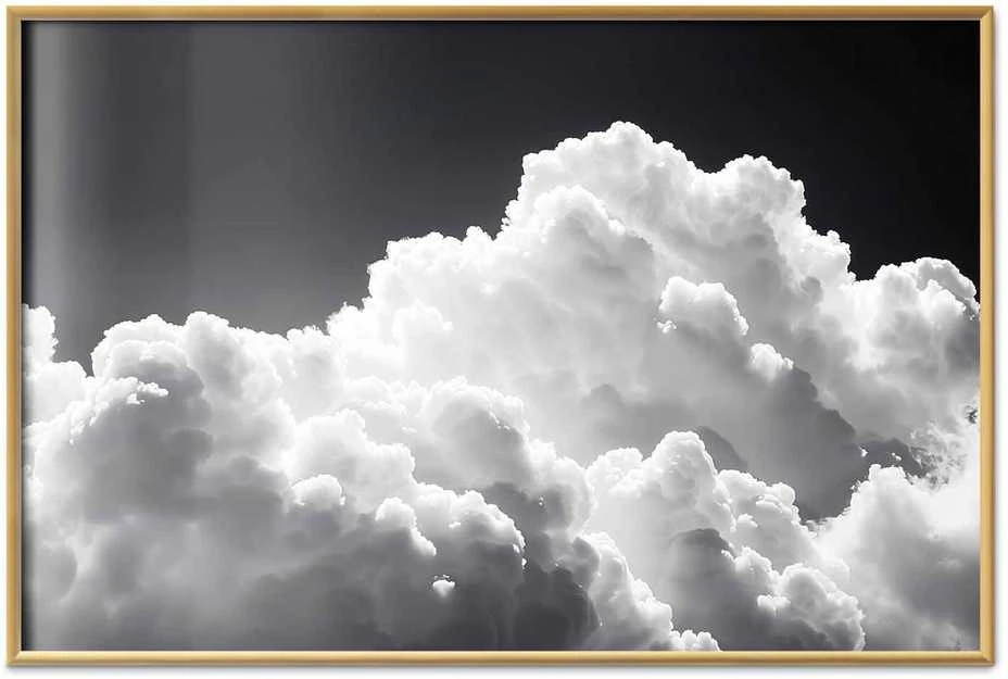 Artgeist Plakatas - Discover the Infinite Play of Sunlight – Clouds and Shadows in the Sky