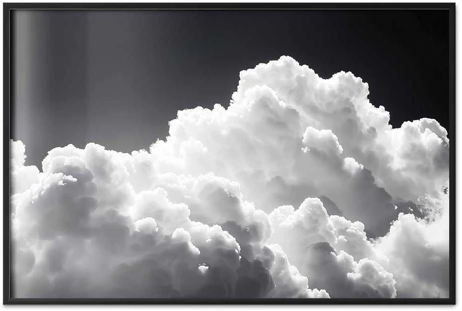 Artgeist Plakatas - Discover the Infinite Play of Sunlight – Clouds and Shadows in the Sky