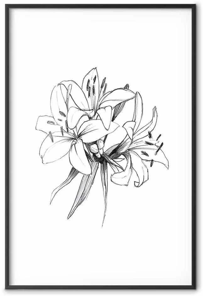 Artgeist Plakatas - Drawn Flowers