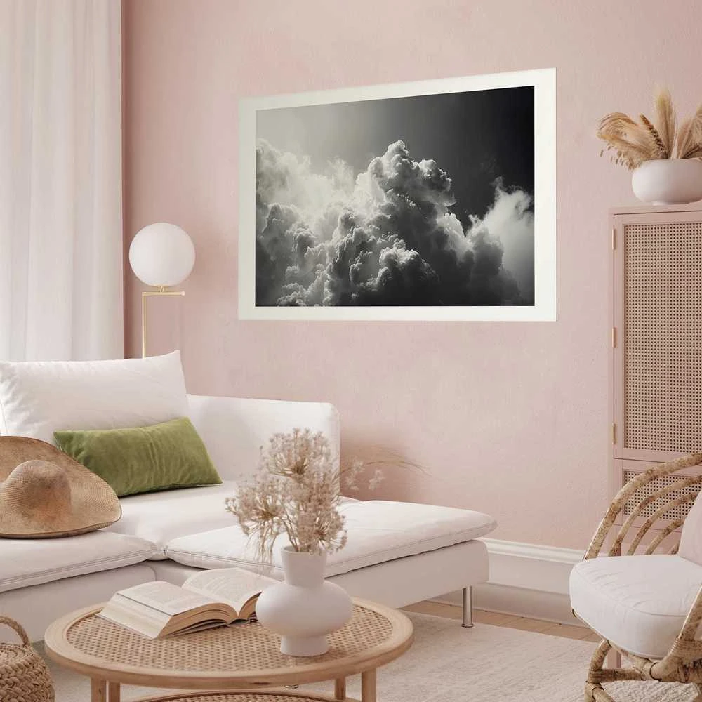 Artgeist Plakatas - Extraordinary Phenomenon: The Sun Illuminating Dark Clouds