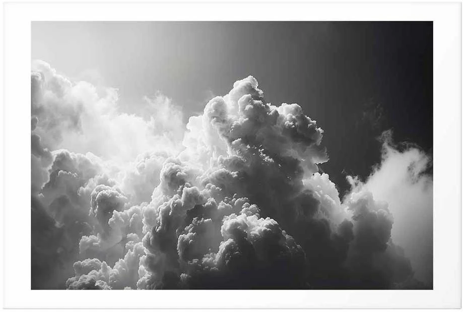 Artgeist Plakatas - Extraordinary Phenomenon: The Sun Illuminating Dark Clouds