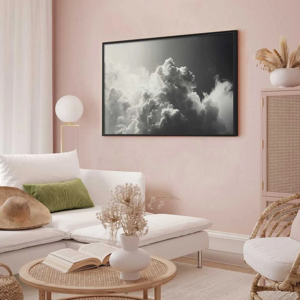Artgeist Plakatas - Extraordinary Phenomenon: The Sun Illuminating Dark Clouds