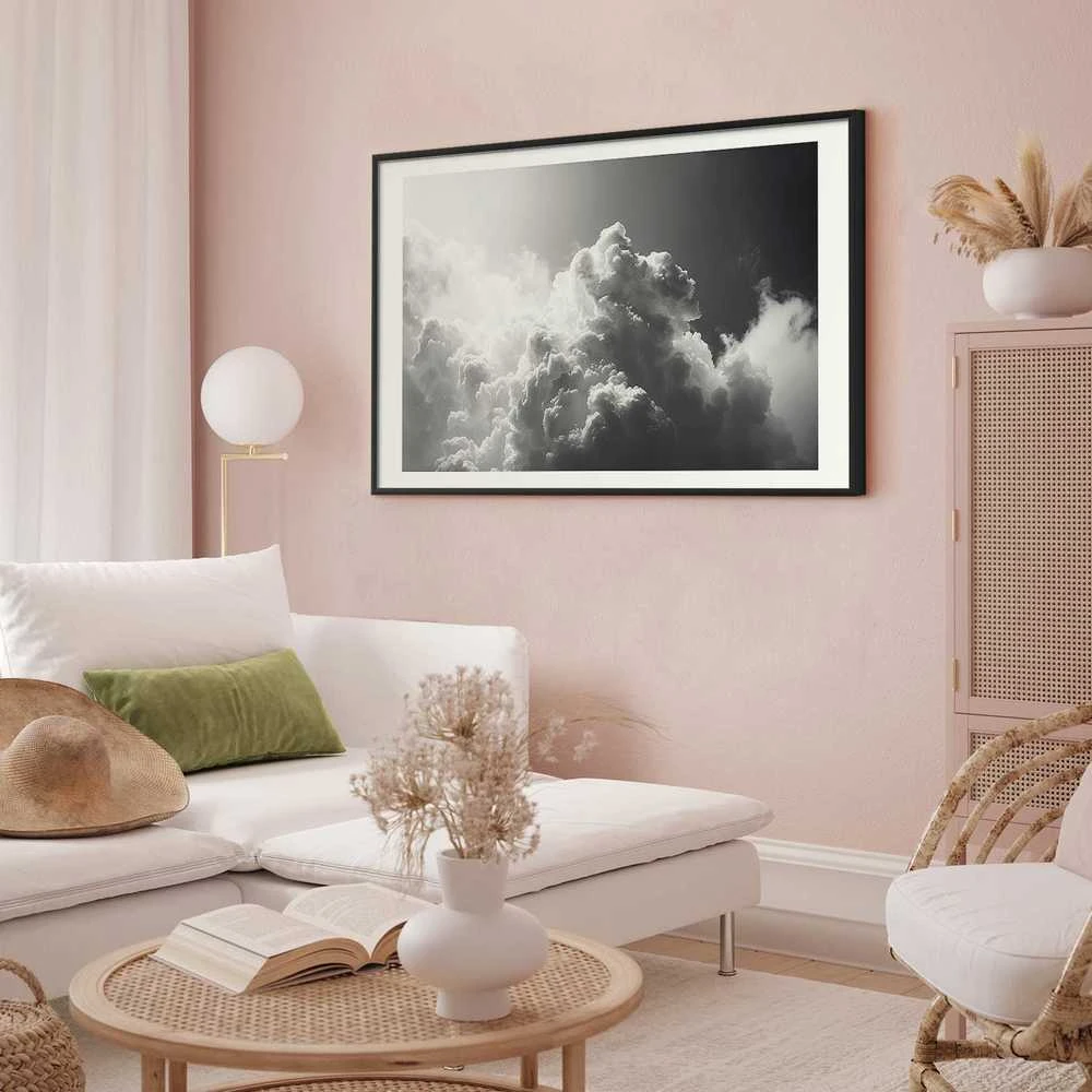 Artgeist Plakatas - Extraordinary Phenomenon: The Sun Illuminating Dark Clouds