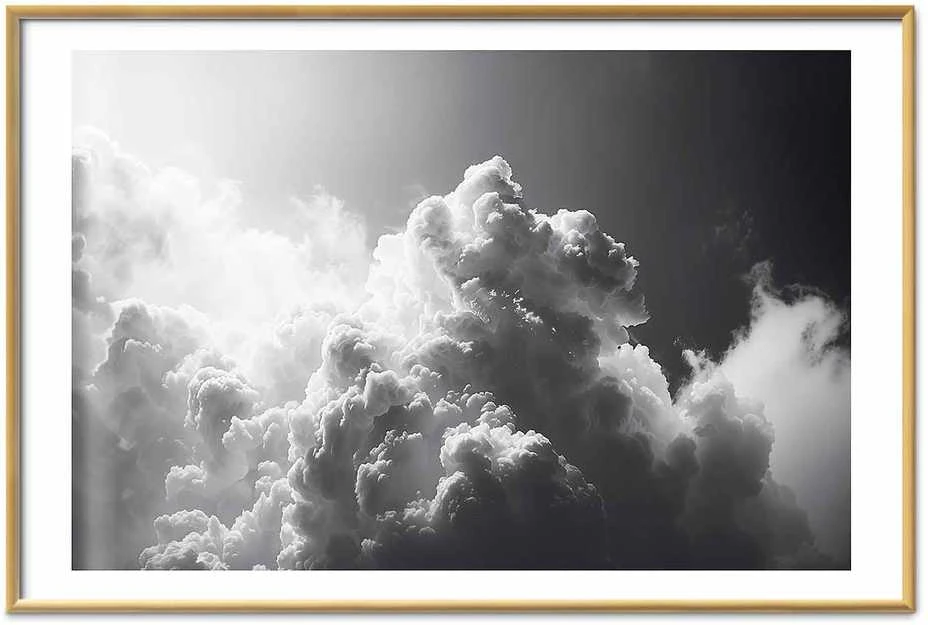 Artgeist Plakatas - Extraordinary Phenomenon: The Sun Illuminating Dark Clouds
