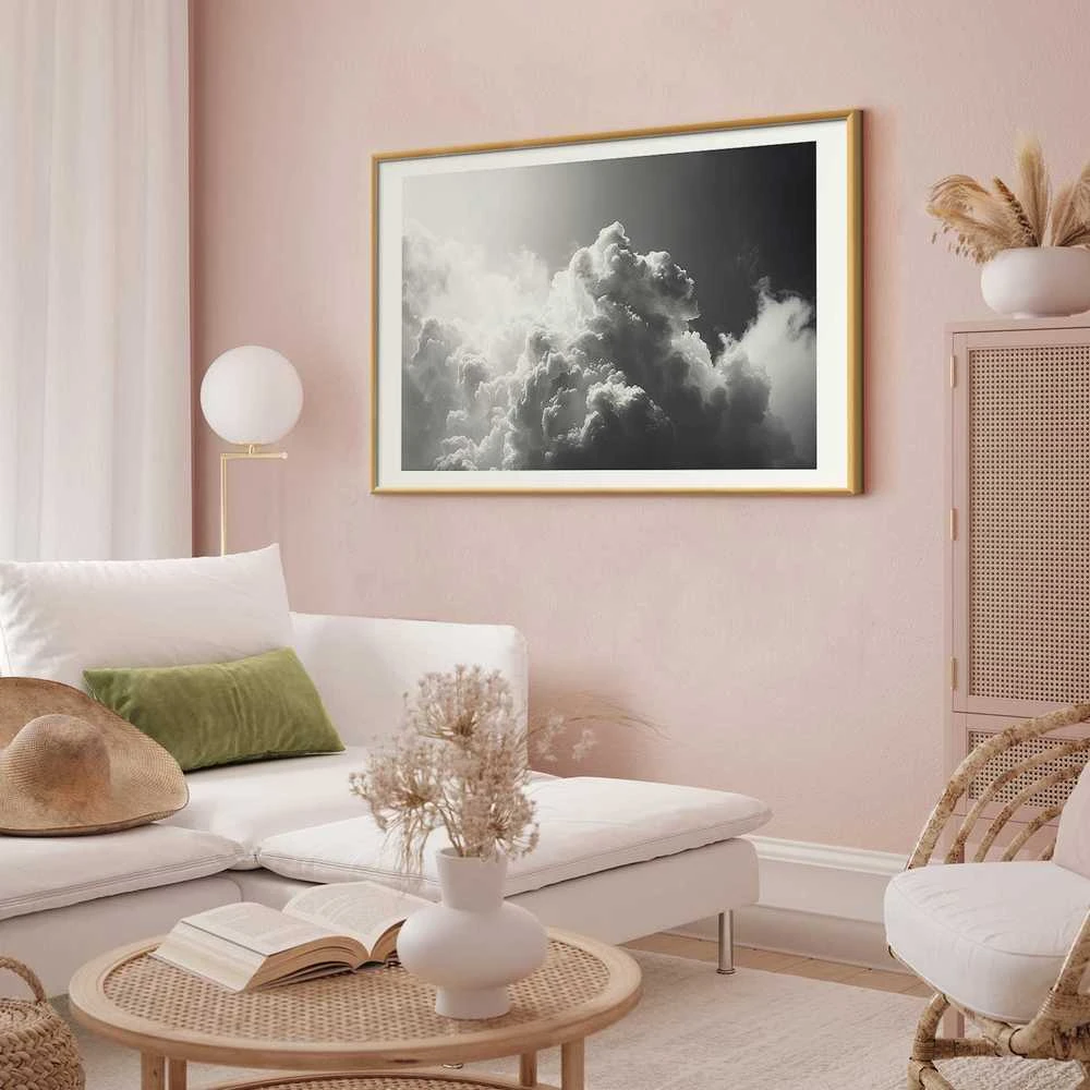 Artgeist Plakatas - Extraordinary Phenomenon: The Sun Illuminating Dark Clouds