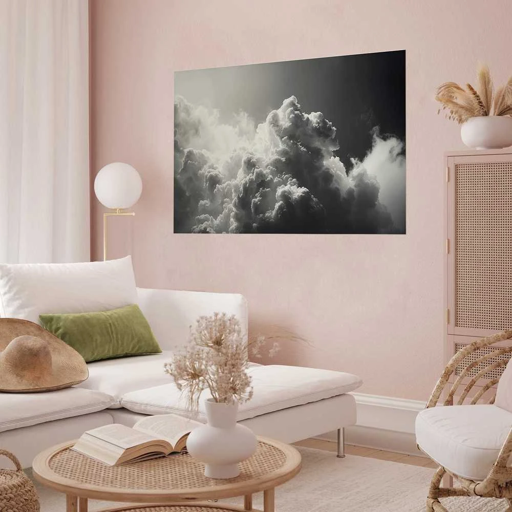 Artgeist Plakatas - Extraordinary Phenomenon: The Sun Illuminating Dark Clouds