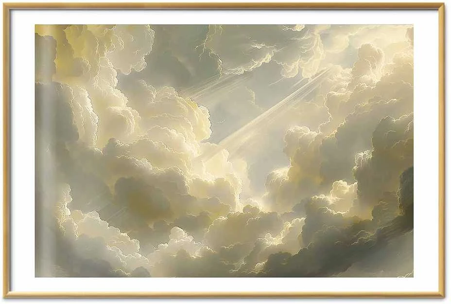 Artgeist Plakatas - Fascinating Play of Colors Against the Clouds