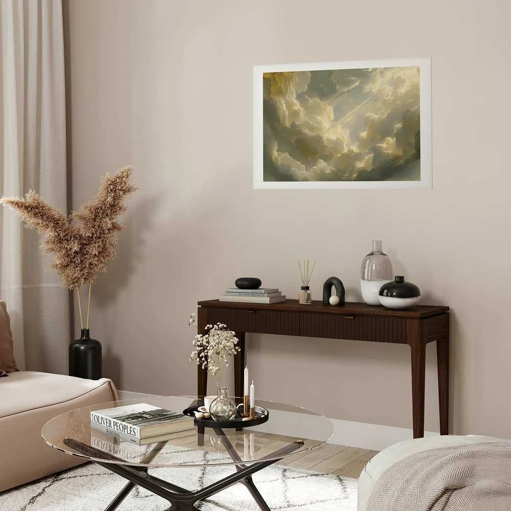 Artgeist Plakatas - Fascinating Play of Colors Against the Clouds