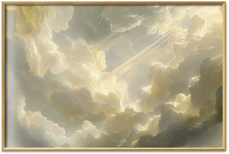 Artgeist Plakatas - Fascinating Play of Colors Against the Clouds