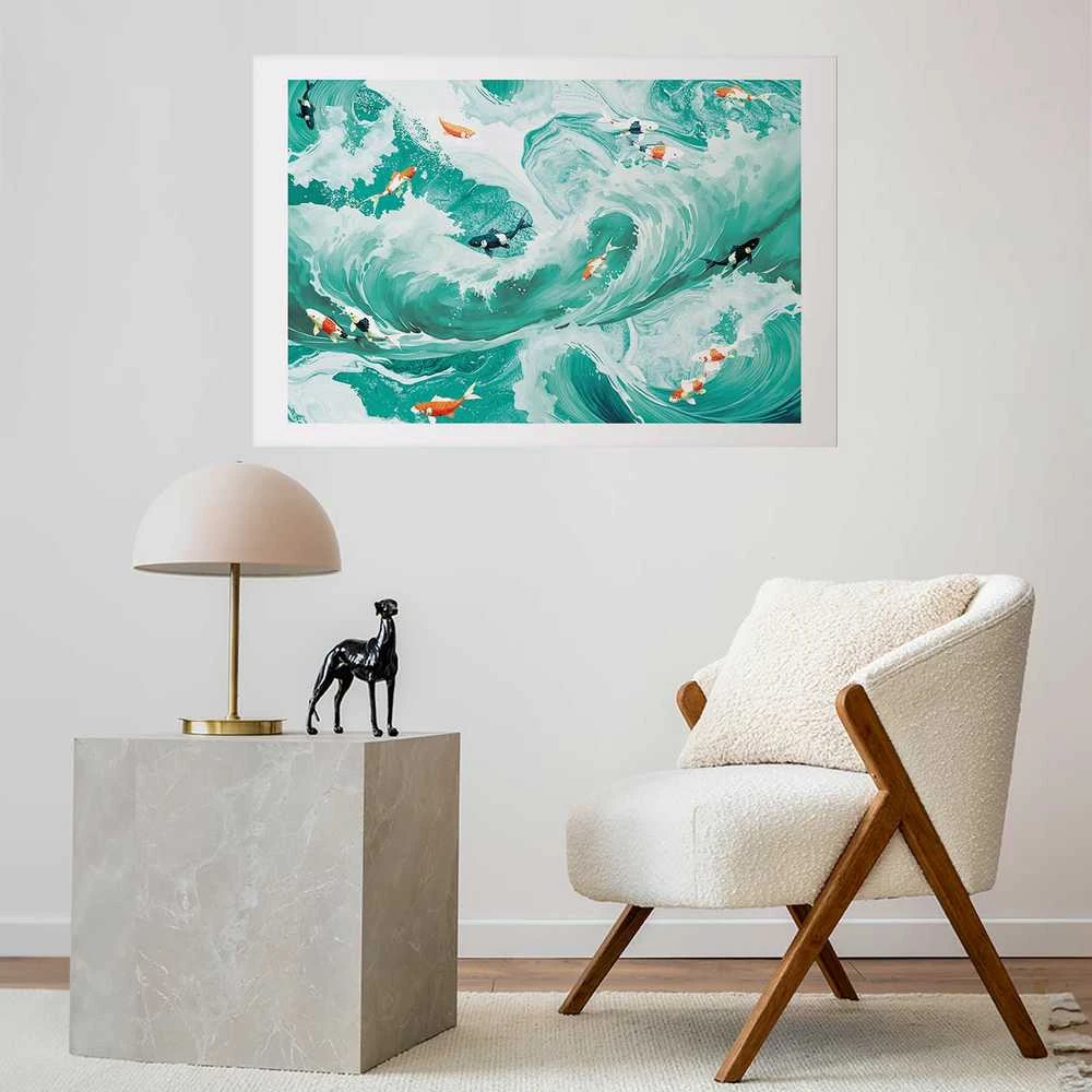 Artgeist Plakatas - Fish and Waves