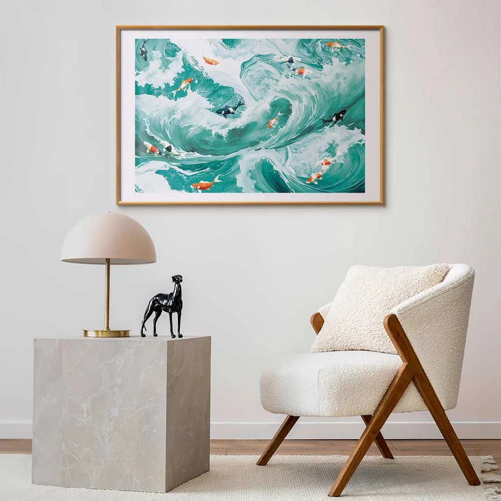 Artgeist Plakatas - Fish and Waves