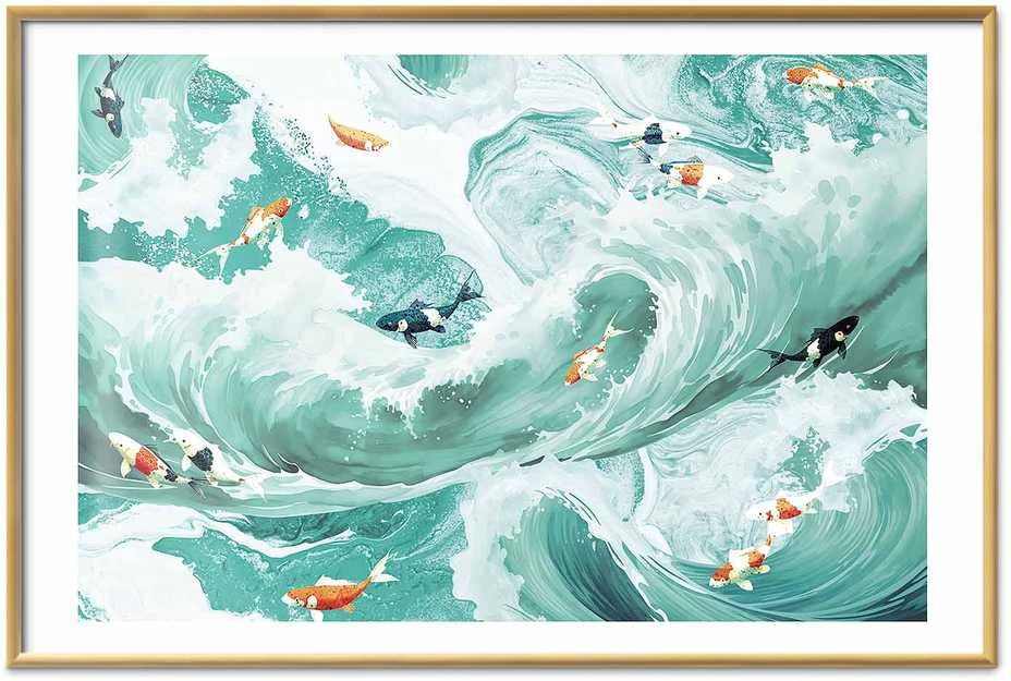 Artgeist Plakatas - Fish and Waves
