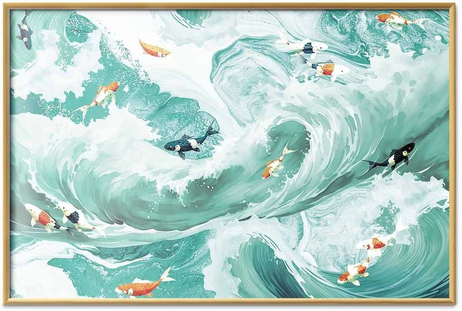 Artgeist Plakatas - Fish and Waves
