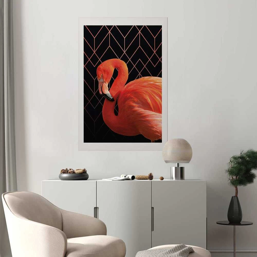 Artgeist Plakatas - Flamingo Solo