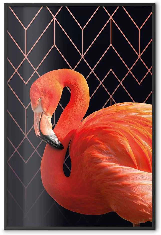 Artgeist Plakatas - Flamingo Solo