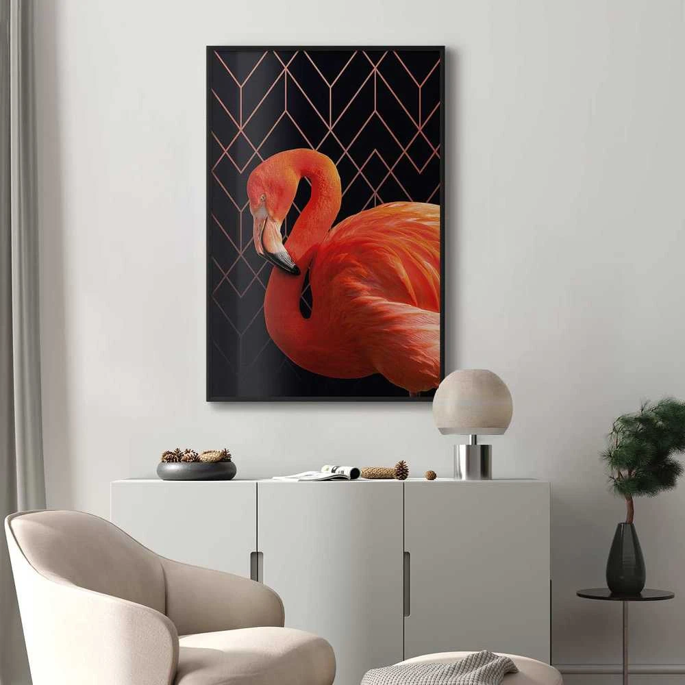 Artgeist Plakatas - Flamingo Solo