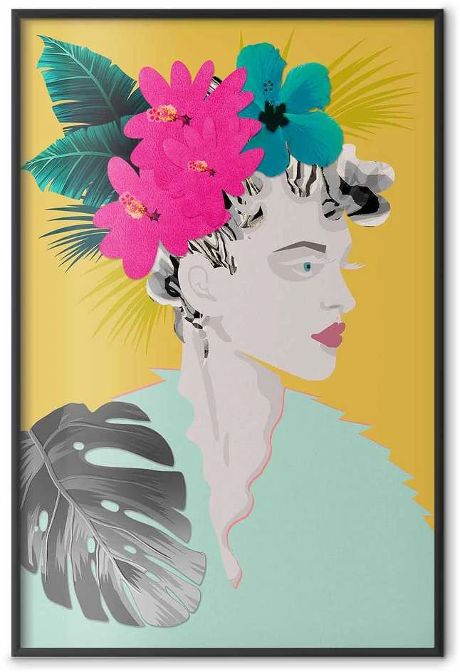 Artgeist Plakatas - Flowers in the Hair