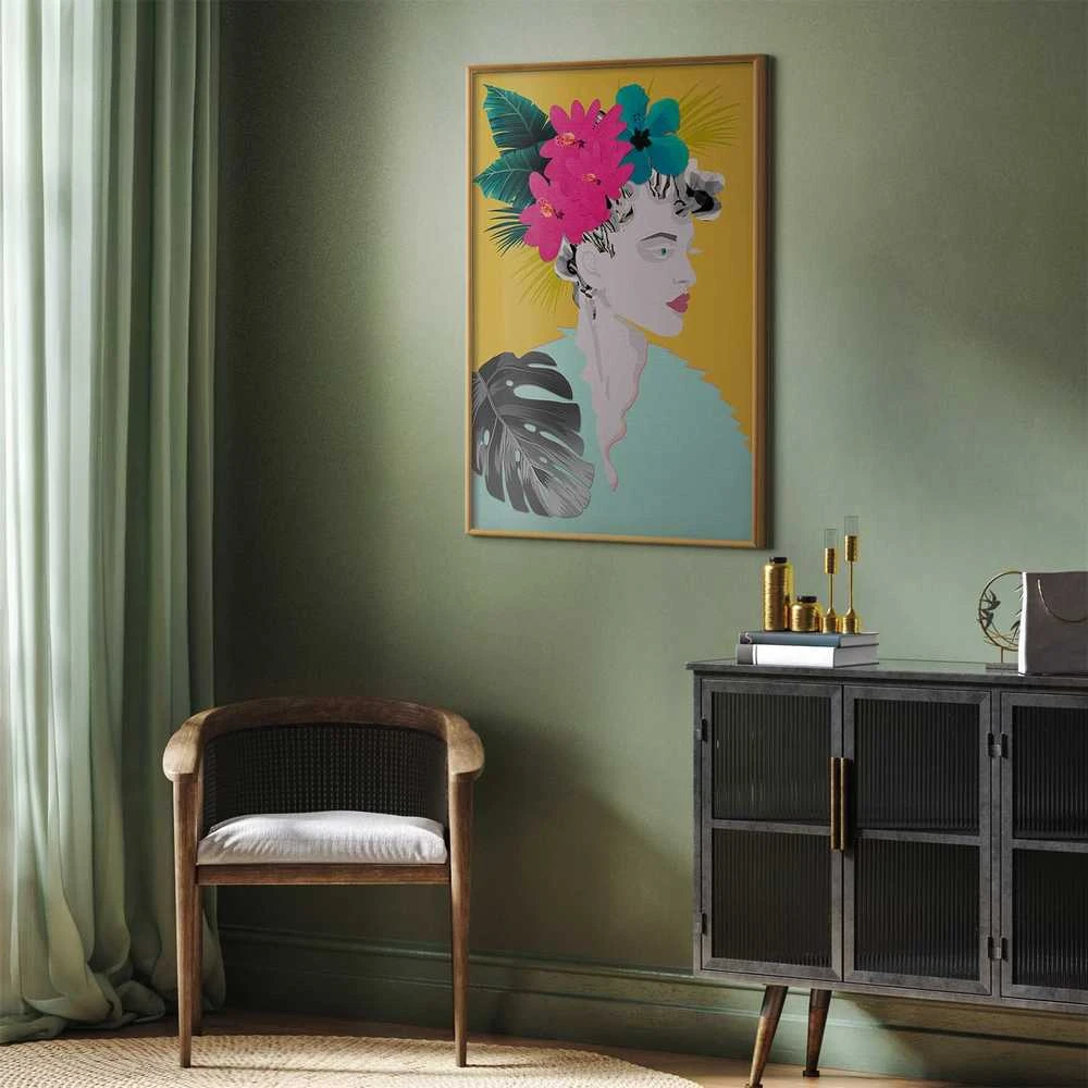 Artgeist Plakatas - Flowers in the Hair